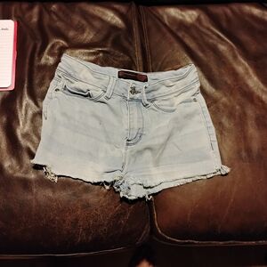 Light Blue Denim Women Shorts